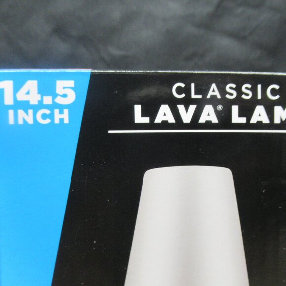 Classic Lava Lamp 14.5" Blue and Orange - Picture 4 of 6